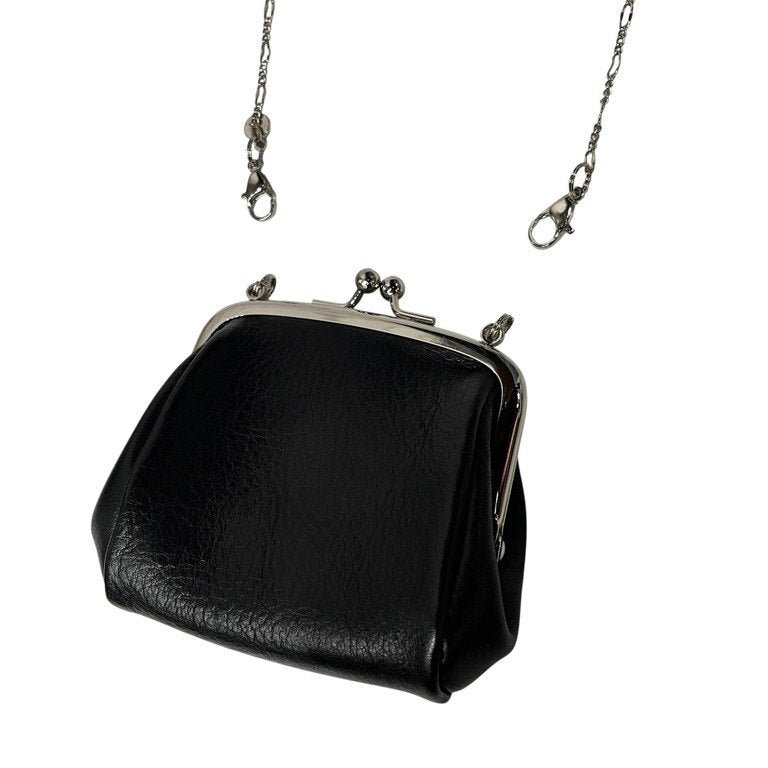 Y's レザーがま口小物入れネックレス ペンダント アクセサリー コインケース ミニウォレット 財布 YG-A04-710 Yohji Yamamoto Femme ワイズ ヨウジヤマモトファム レディース メンズ ユニセックス