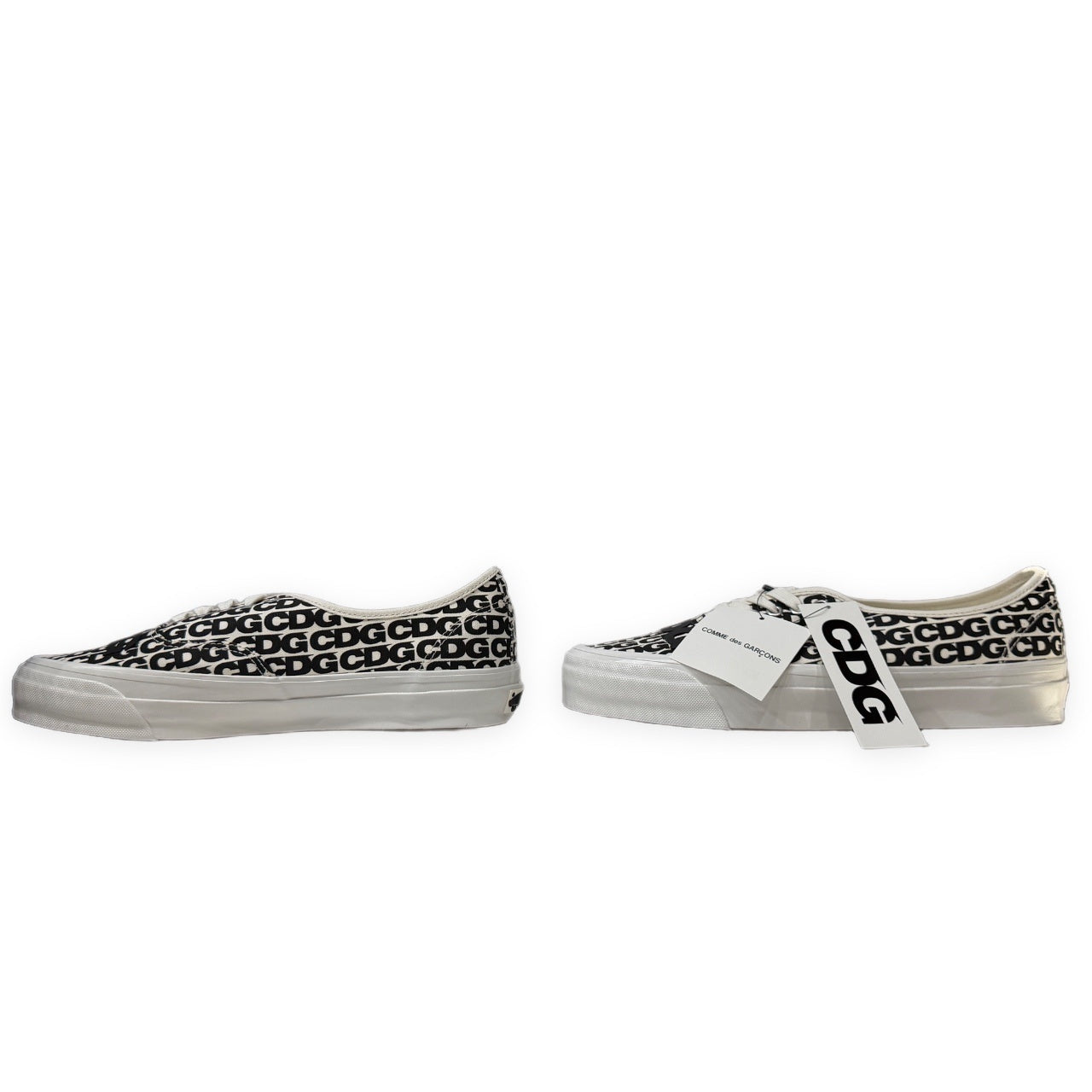 CDG × VANS OTW Authentic オーセンティック 総柄ロゴプリントローカットスニーカー シューズ 未使用 29cm COMME des GARCONS コムデギャルソン ヴァンズ メンズ