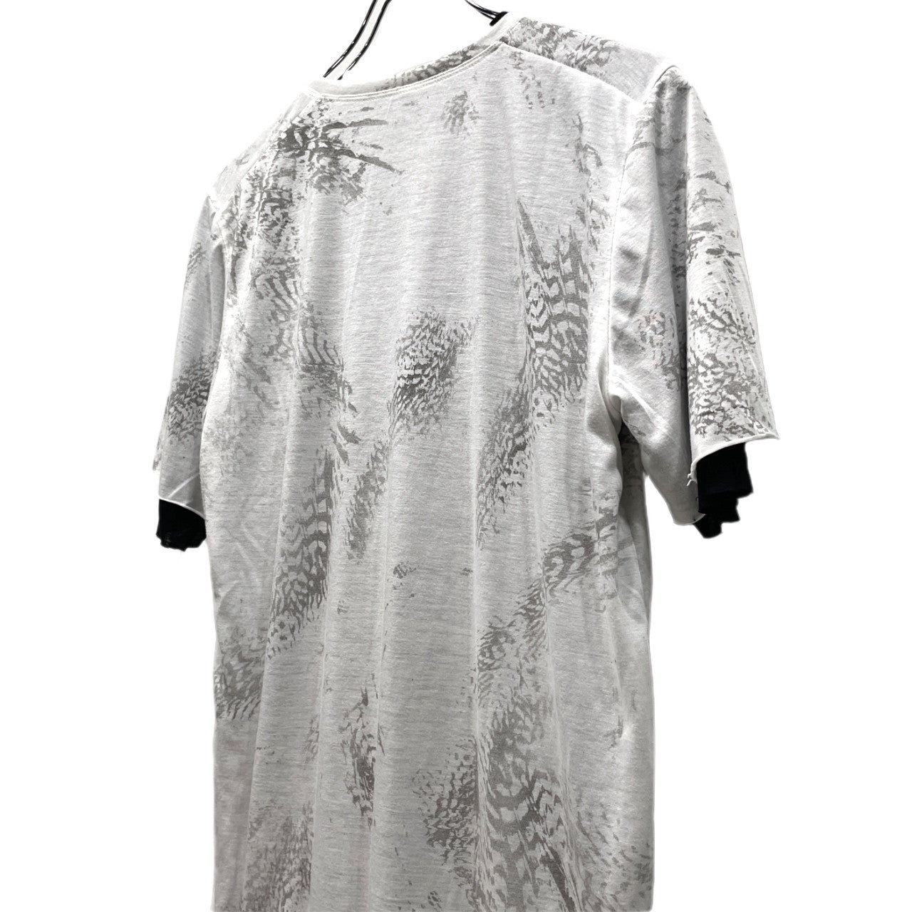 14th Addiction レイヤードカットオフTシャツ カットソー Tee T-shirt トップス Y2K 半袖 フォーティーンスアディクション メンズ