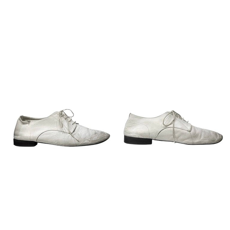 Yohji Yamamoto × repetto レザーレースアップフラットシューズ ブーツ 短靴 クツ 43 ヨウジヤマモト レペット メンズ