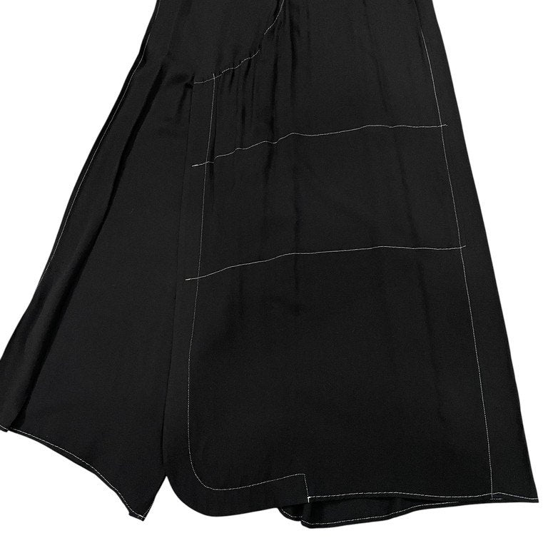 Yohji Yamamoto Femme 13AW レーヨンギャバジンホワイトステッチスカートパンツ Archive ボトムス 刺繍 ヨウジヤマモトファム レディース