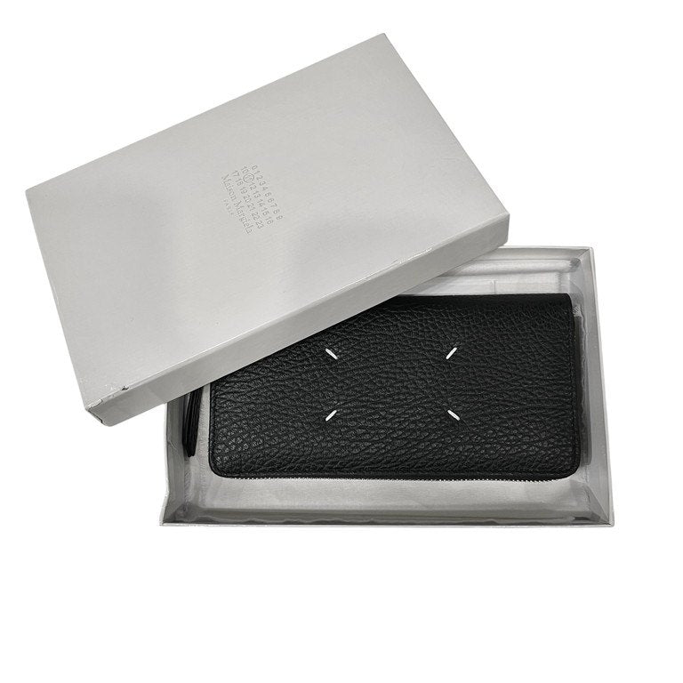 Maison Margiela 4ステッチ グレインレザー ジップアラウンド ラウンドファスナー ロングウォレット 長財布 S56UI0110 P4455 定価111,100円 未使用 メゾンマルジェラ メンズ レディース ユニセックス