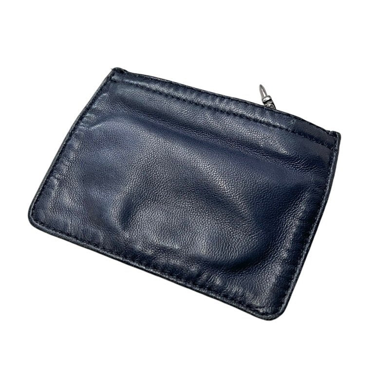 CHROME HEARTS ZPR CHNG 3×4 カーフレザーダガージップスクロールラベルコインパース コインケース チェンジパース 小物入れ 財布 ミニウォレット 定価97,900円 クロムハーツ メンズ レディース ユニセックス