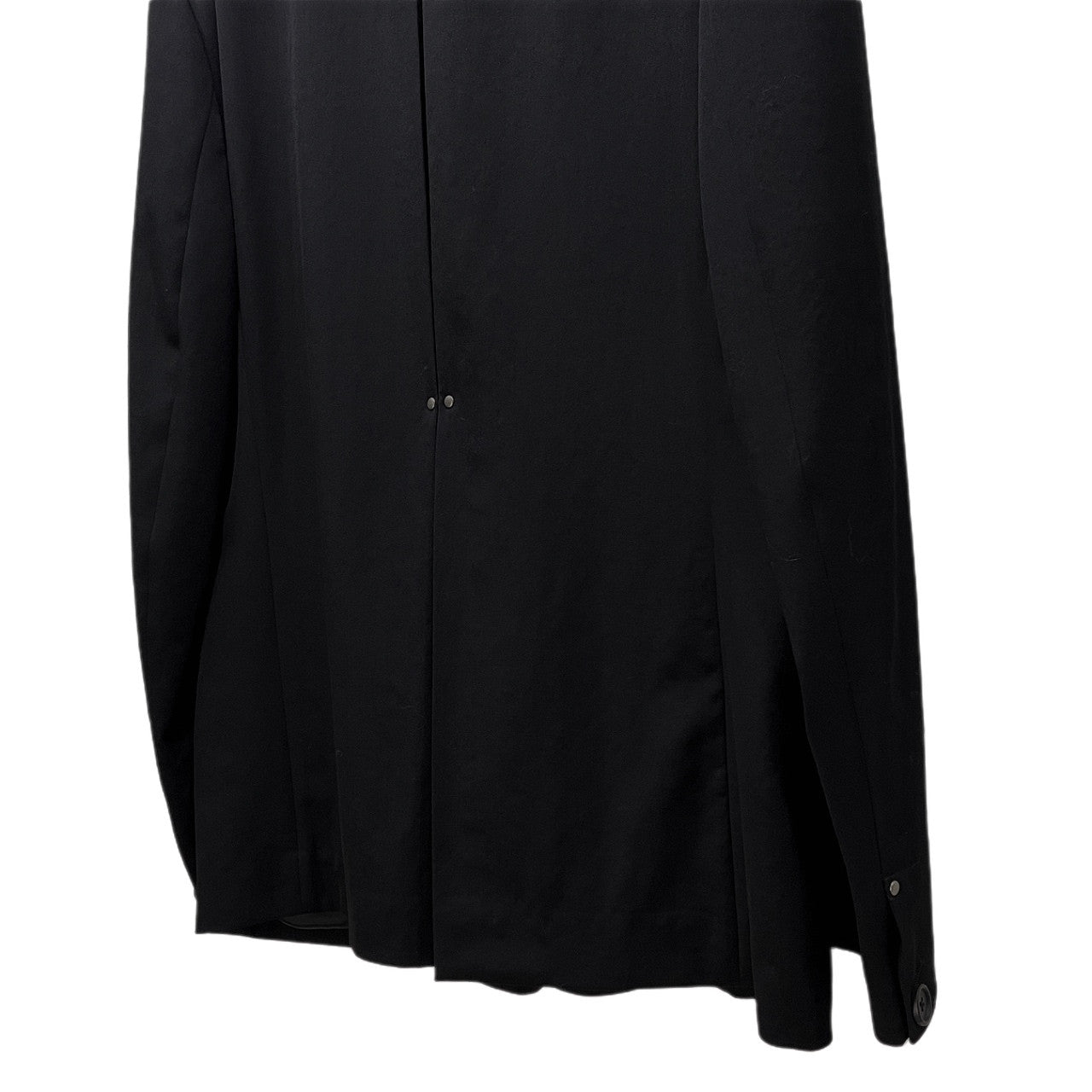 S'YTE Yohji Yamamoto ウールギャバジンスタッズジップデザイン2Bテーラードジャケット ブレザー ブルゾン コート アウター 未使用タグ付き サイト ヨウジヤマモト メンズ