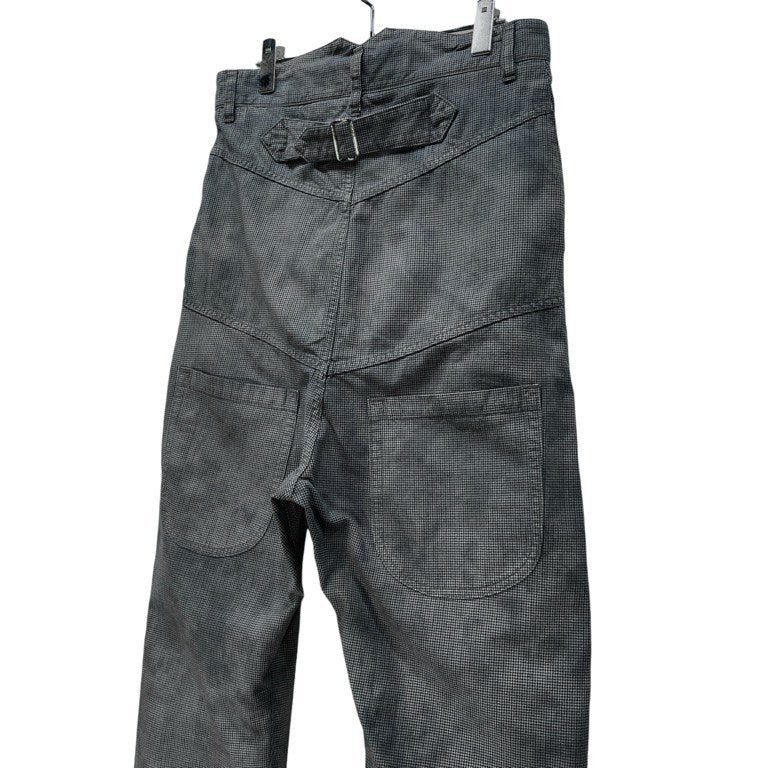 Vivienne Westwood MAN ムラ染めガンクラブチェックシンチバックサルエルパンツ ボトムス Archive 00s ヴィヴィアンウエストウッド マン メンズ