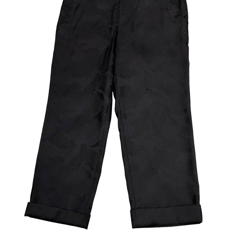 COMME des GARCONS 07AW ウールシルクシャドーカモフラージュジャカードテーパードパンツ 迷彩 ボトムス CDG コムデギャルソン レディース