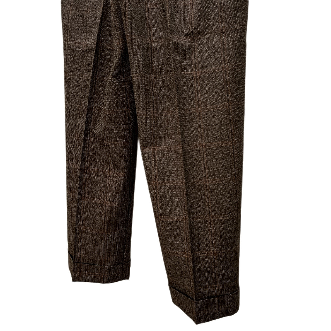 AURALEE 21AW BLUEFACED WOOL CHECK WIDE SLACKS ウールチェックワイドスラックス パンツ トラウザーズ ボトムス 定価38,500円 A21AP02CB オーラリー メンズ