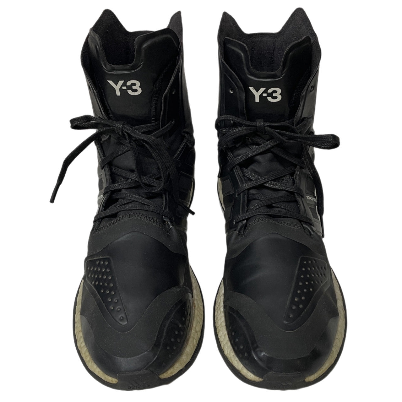 Y-3 PURE BOOST ZG HIGH BB6043 ピュアブースト レースアップハイカットスニーカーブーツ シューズ 靴 クツ 27cm Yohji Yamamoto adidas 定価51,150円 ワイスリー ヨウジヤマモト アディダス メンズ