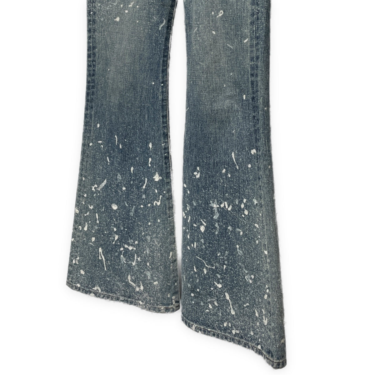 SUGARHILL 24AW MOLDED DENIM TROUSERS FLARED CUT フロッキーペンキプリントフレアデニムパンツ ジーンズ ボトムス ペイント 2411300416 定価70,400円 シュガーヒル メンズ