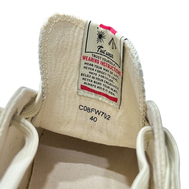 Nigel Cabourn × Maison MIHARA YASUHIRO SPLIT SNEAKER レザーキャンバスローカットスプリットスニーカー シューズ 靴 クツ 定価31,900円 未使用 箱付き メゾンミハラヤスヒロ ナイジェルケーボン メンズ レディース ユニセックス