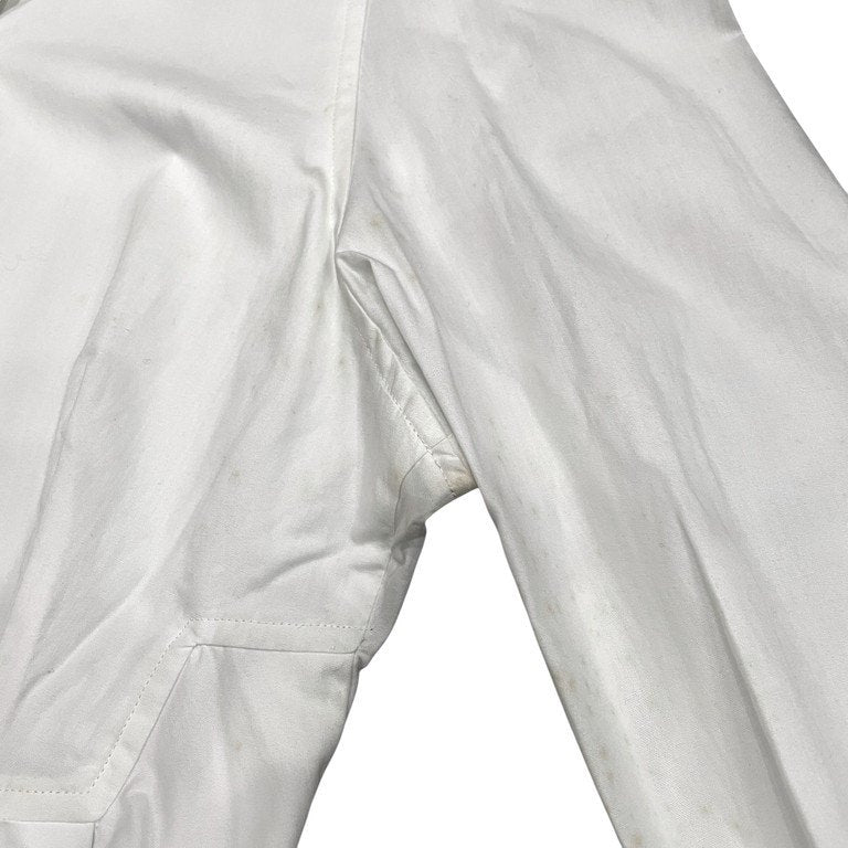 hussein chalayan 裾フリルスタンドカラーショートシャツジャケット Archive 00s トップス フセインチャラヤン レディース