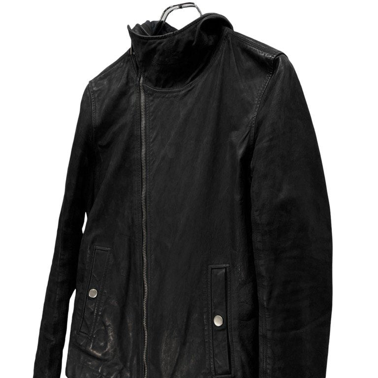 Rick Owens カーフレザーハイネックフーデッドブルゾン ジャケット パーカー コート アウター Archive リックオウエンス メンズ