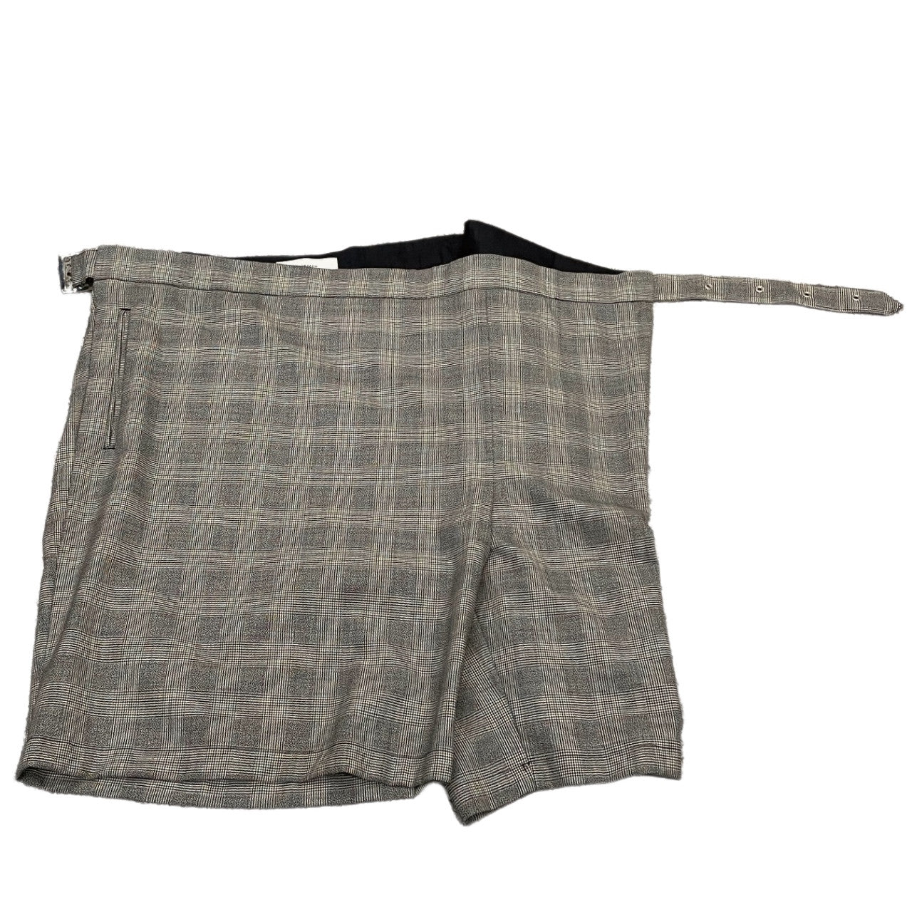 FACETASM 23SS CHECK WRAP PANTS グレンチェックラップデザインハーフパンツ ショーツ ファセッタズム メンズ