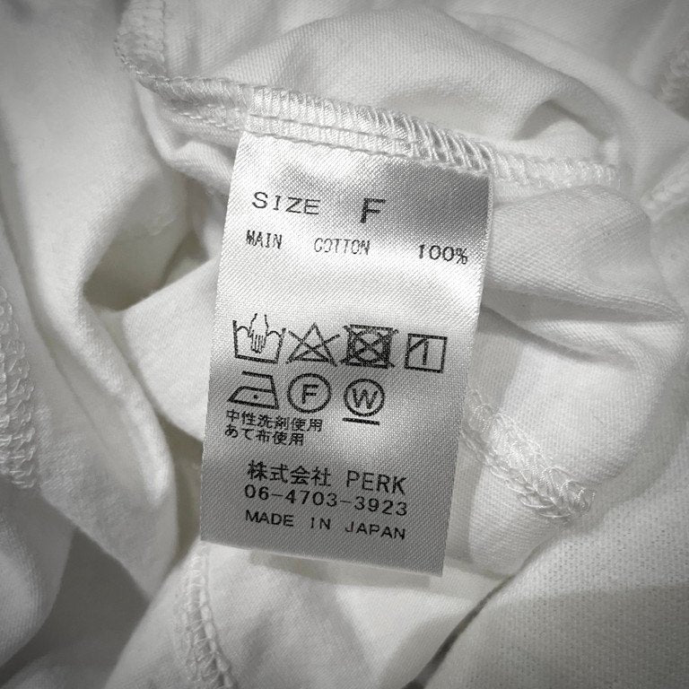 ink 19AW LOOSE BANDANA 再構築パッチワークバンダナスリーブフリンジTシャツ Tee T-shirt カットソー リメイク 変形 トップス 定価19,800円 未使用タグ付き インク メンズ レディース ユニセックス