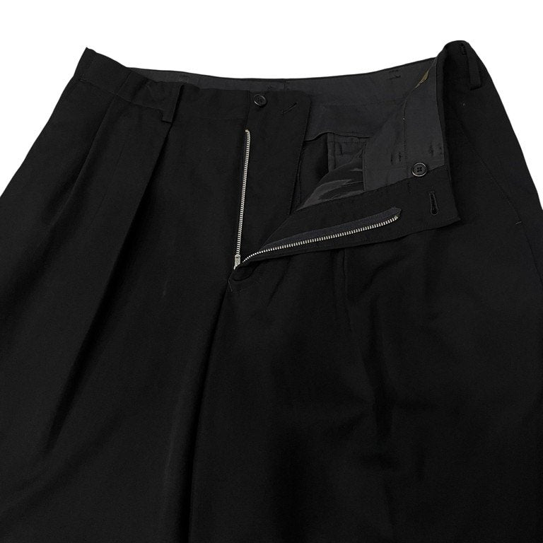 Y's for men ウールギャバジン2タックワイドテーパードスラックス パンツ トラウザーズ ボトムス Yohji Yamamoto Pour Homme ワイズフォーメン ヨウジヤマモトプールオム メンズ