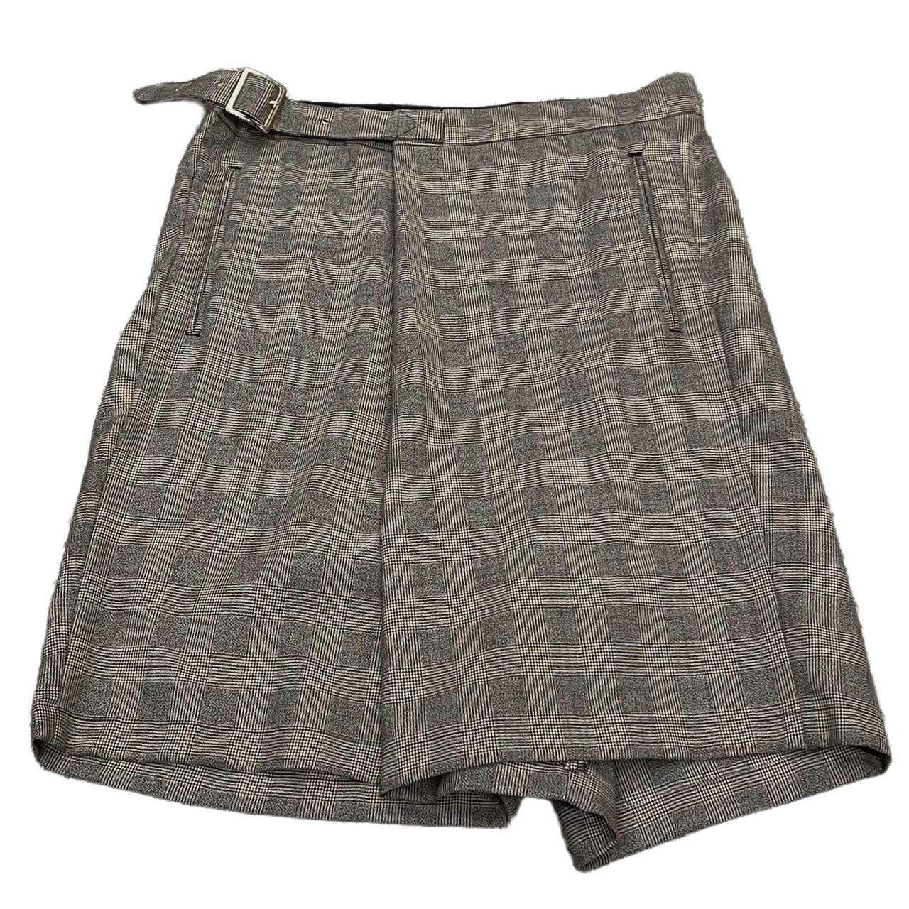 FACETASM 23SS CHECK WRAP PANTS グレンチェックラップデザインハーフパンツ ショーツ ファセッタズム メンズ