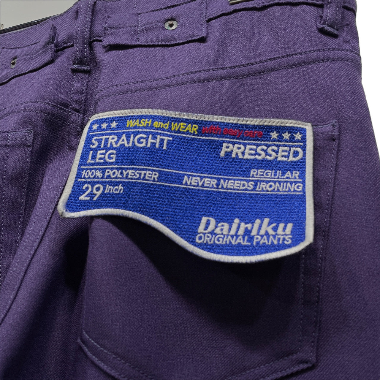 DAIRIKU 19AW Flaser Pressed Pants センタープレスストレートパンツ ボトムス センタークリース ダイリク メンズ
