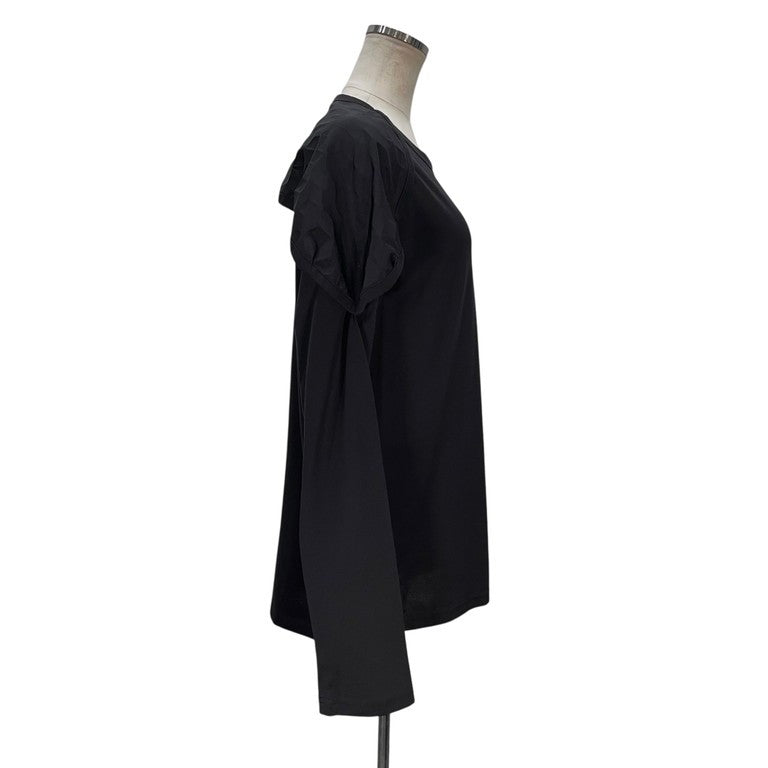 Y-3 17SS M 3D L/S コットン天竺セーラーデティールカットソー タグ付 ショルダーパッチ トップス ワイスリー レディース