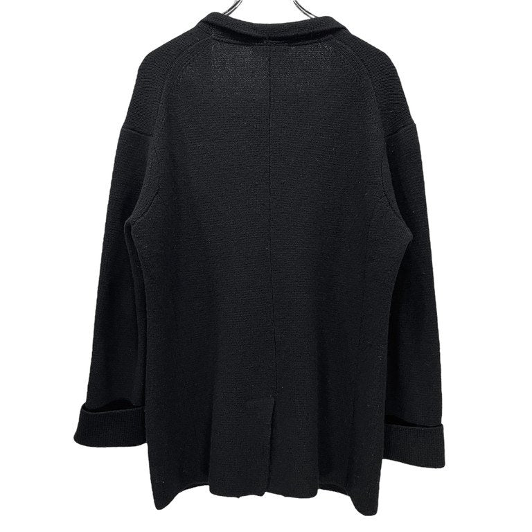 Yohji Yamamoto Pour Homme 18AW ホワイトステッチボタンホール3Bニットテーラードジャケット カーディガン トップス アウター HV-K95-199 ヨウジヤマモトプールオム メンズ