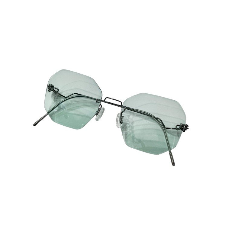 HELLO-O MY NAME IS Copernicus コペルニクス チタンフレームオクタゴンリムレスサングラス メガネ 眼鏡 アイウェア 定価29,700円 セミオーダー ハロマイ