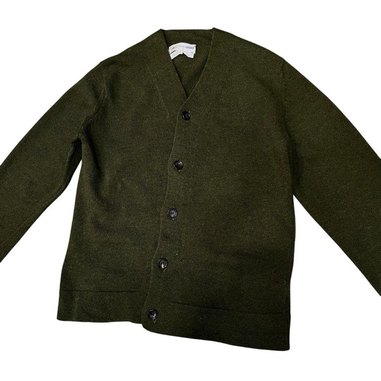 COMME des GARCONS SHIRT 5Bリブウールニットカーディガン セーター Archive 90s トップス コムデギャルソンシャツ メンズ