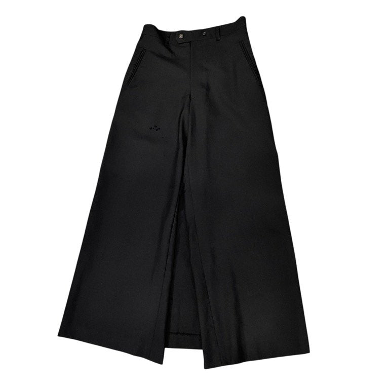 Jean Paul GAULTIER CLASSIQUE 98SS ウールトロピカルバックスカートパターンパンツ ボトムス Archive 90s JPG ジャンポールゴルチエ ゴルチェ メンズ レディース ユニセックス