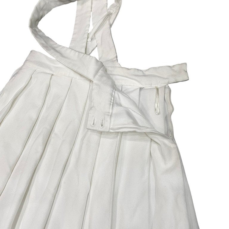 COMME des GARCONS GIRL 18SS ポリエステル縮絨プリーツサロペットスカート サスペンダー ボトムス パンツ コムデギャルソン ガール レディース