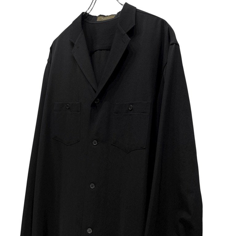 Y's for men ウールギャバジンダブルポケットラペル付きシャツ ブラウス トップス Archive 90s Yohji Yamamoto Pour Homme ワイズフォーメン ヨウジヤマモトプールオム メンズ
