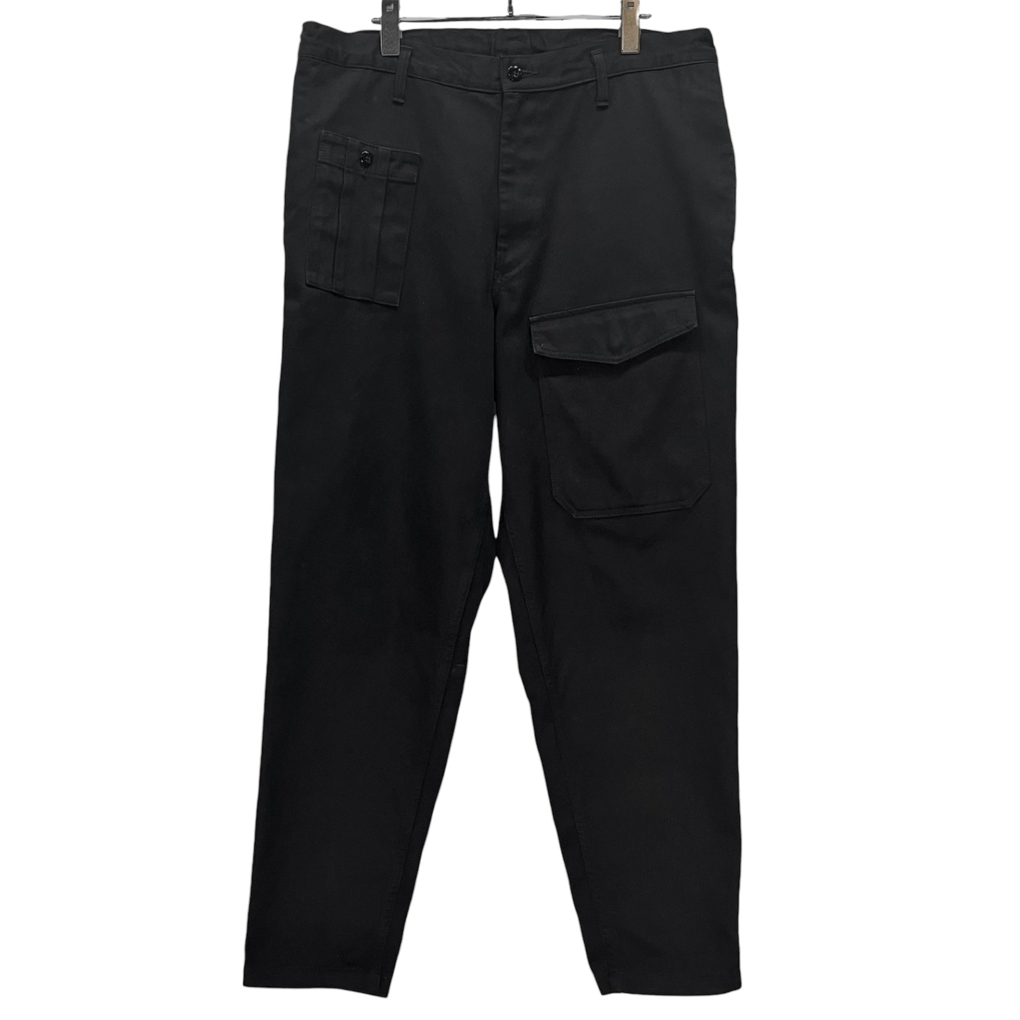 Yohji Yamamoto Pour Homme BLACK Scandal 21AW コットンウエスト紐イージーワークカーゴパンツ テーパード ボトムス ヨウジヤマモトプールオム ブラックスキャンダル メンズ