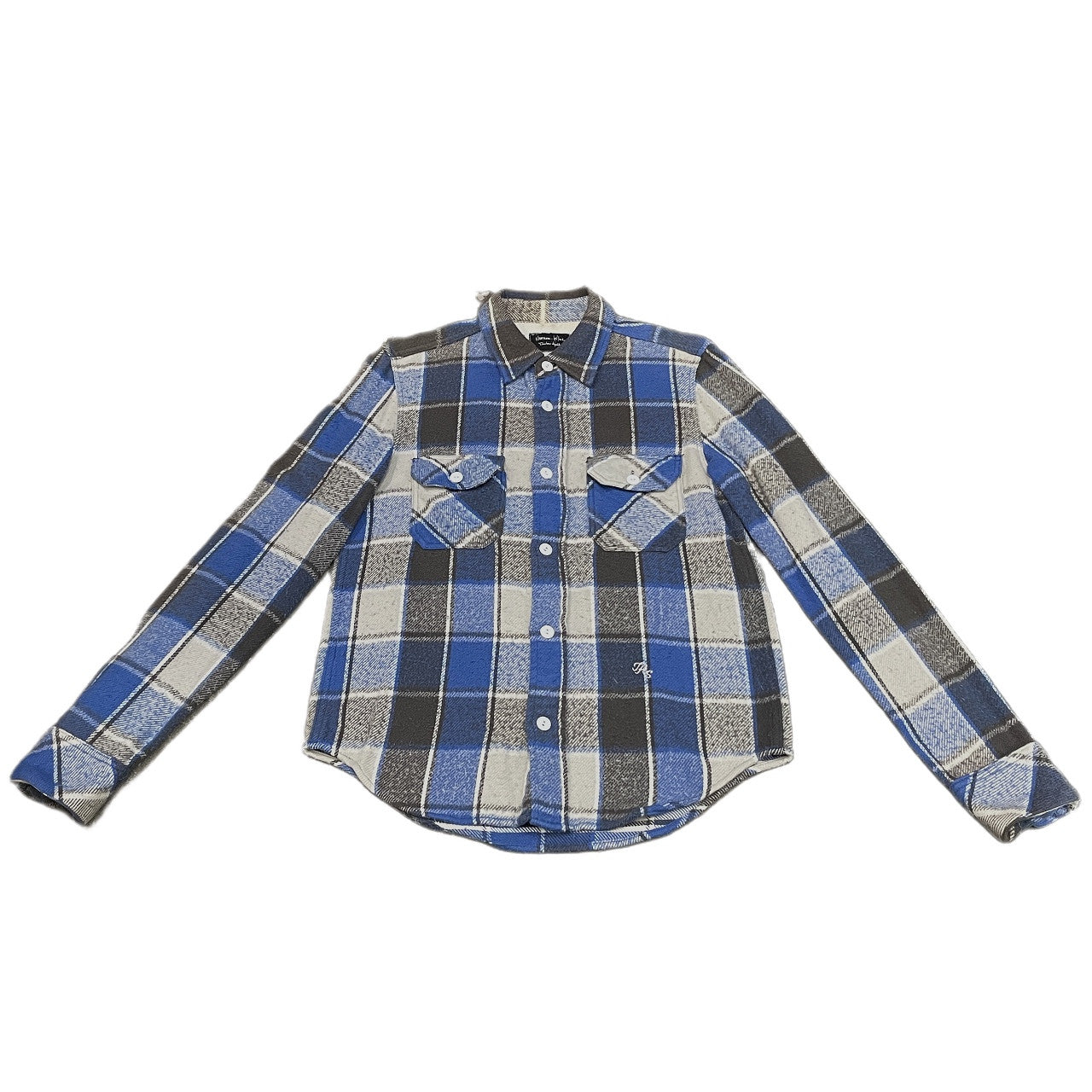NUMBER NINE 05AW コットンフランネルダブルポケットチェックシャツ Archive THE HIGH STREETS期 トップス ブラウス ナンバーナイン メンズ