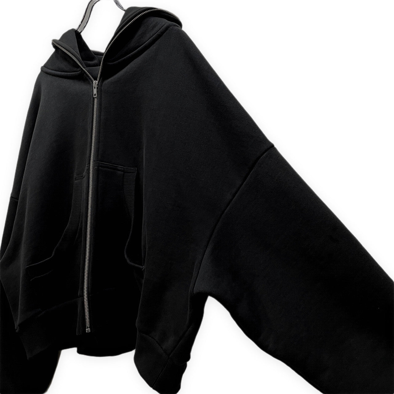 entire studios ETERNAL ZIP HOODIE エターナルジップフーディ オーバーサイズ裏起毛スウェットボックスシルエットジップアップパーカー トップス ES2202 定価30,800円 エンタイアスタジオ メンズ