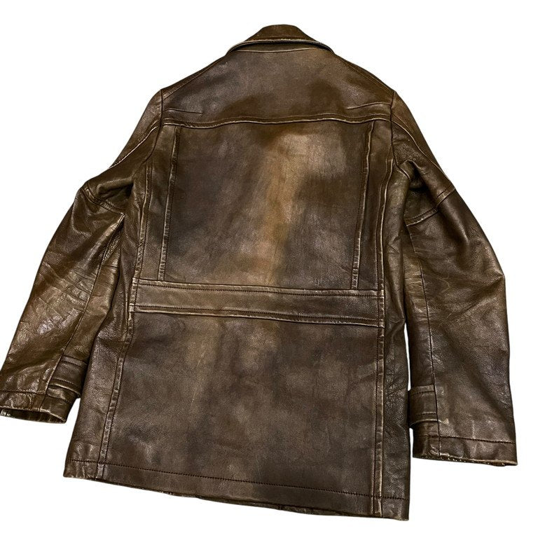 NUMBER NINE 08AW ラムレザーシルクライニングカーコート ジャケット ブルゾン アウター Archive MY OWN PRIVATE PORTLAND ポートランド期 ナンバーナイン メンズ