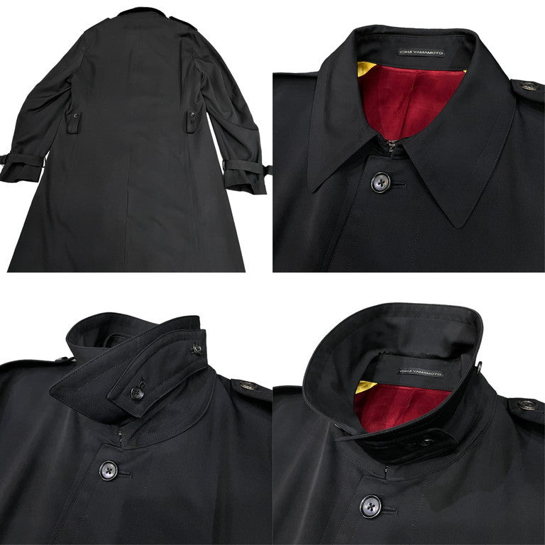 Y's for men 04AW ウールギャバジンスーベニアライニングリバーシブルトレンチコート ジャケット スカジャン ブルゾン アウター Archive Yohji Yamamoto Pour Homme ヨウジヤマモトプールオム ワイズフォーメン メンズ