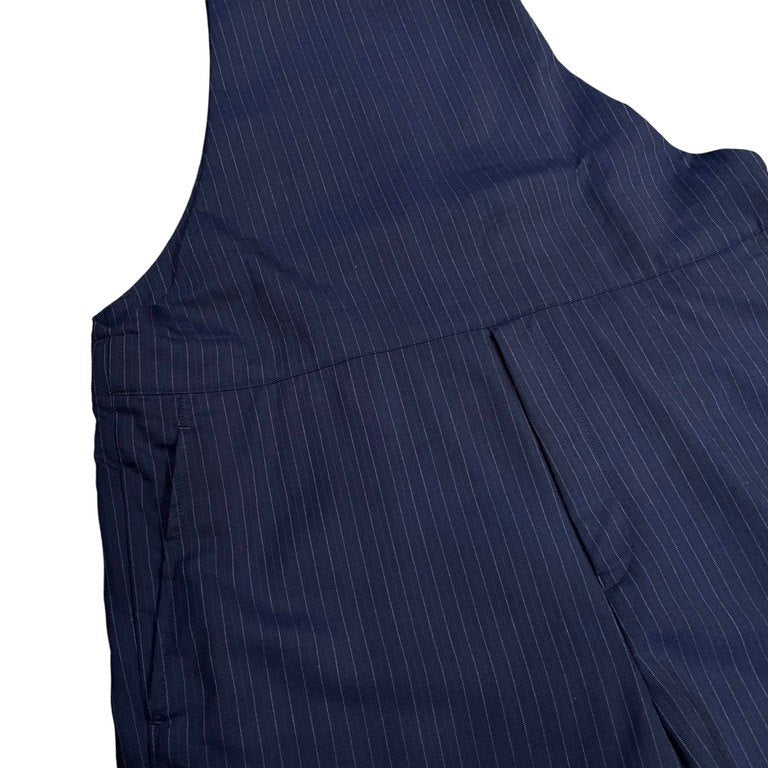 COMME des GARCONS HOMME PLUS 22SS ウールモヘヤストライプサロペット オーバーオール オールインワン パンツ Archive 花の存在 The Existence of Flowers LOOK22 PI-P021 コムデギャルソンオムプリュス メンズ
