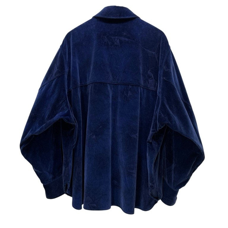 JieDa 20AW VELVET OVER SHIRT ベルベットオーバーサイズシャツ ブラウス トップス ジャケット 定価41,800円 ジエダ メンズ