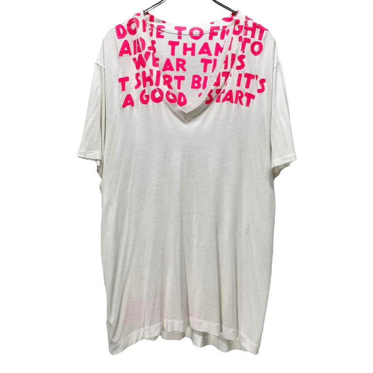 Maison Martin Margiela 09SS レーヨン天竺オーバーサイズエイズTシャツ AIDS Tee T-shirt Archive メゾンマルタンマルジェラ メンズ レディース ユニセックス