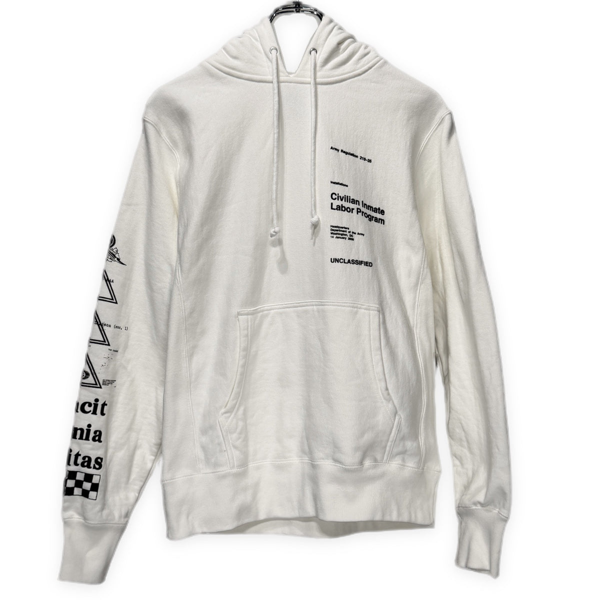 stlTH × UNDERCOVER Civilian Inmate Labor Program プリントプルオーバーパーカー 刺繍 トップス アウター 横山SAKEVI G.I.S.M. FUUDOBRAIN ギズム サケビ ステルス アンダーカバー メンズ