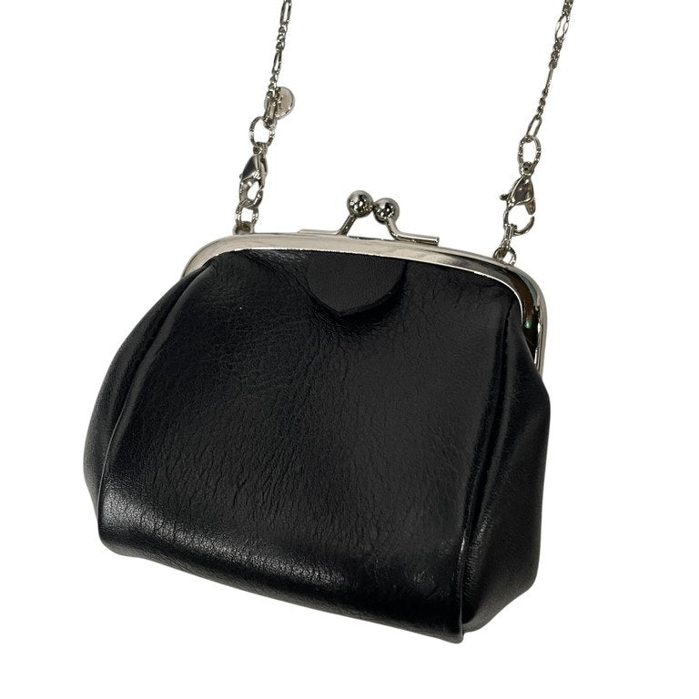 Y's レザーがま口小物入れネックレス ペンダント アクセサリー コインケース ミニウォレット 財布 YG-A04-710 Yohji Yamamoto Femme ワイズ ヨウジヤマモトファム レディース メンズ ユニセックス