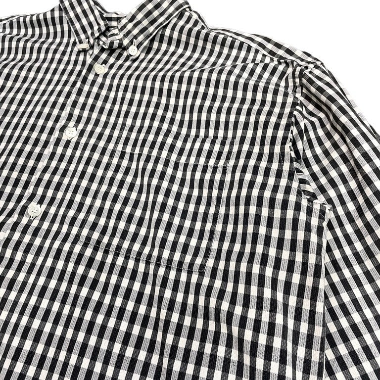 im MIYAKE DESIGN STUDIO 80s ボックスシルエットBDチェックシャツ トップス イッセイミヤケ ミヤケデザインスタジオ