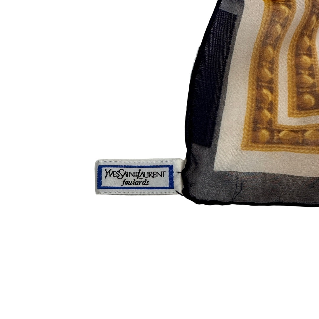 YVES SAINT LAURENT YVES SAINT LAURENT スカーフ コイン