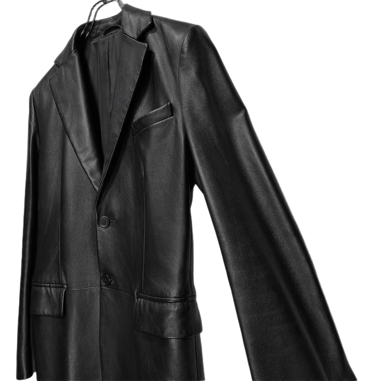 JIL SANDER by RAF SIMONS 12AW ラムレザー2ボタンテーラードジャケット Archive ラフシモンズ期 ラストコレクション ブレザー コート アウター ジルサンダー メンズ