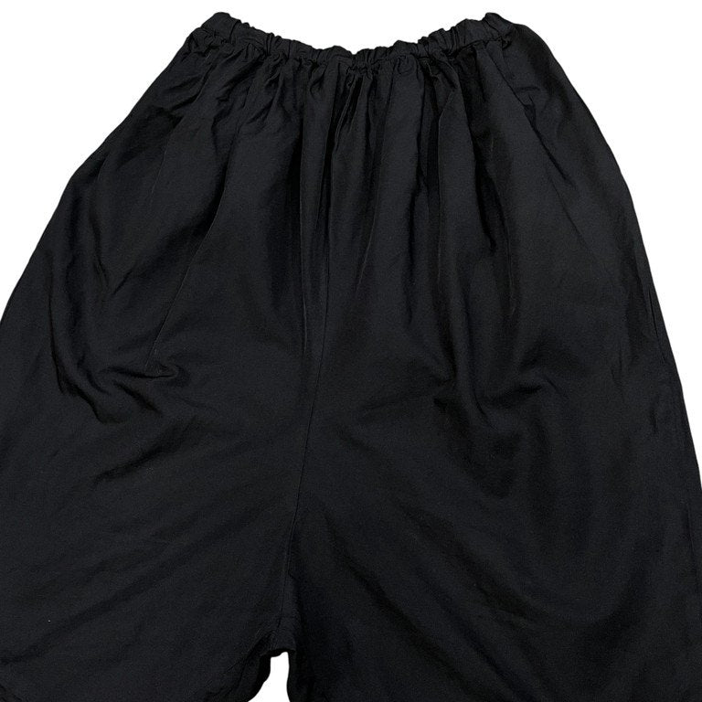 COMME des GARCONS 18SS ポリエステル縮絨サルエルワイドイージーパンツ ポリ縮 CDG ウエストゴム ドローストリング コムデギャルソン レディース