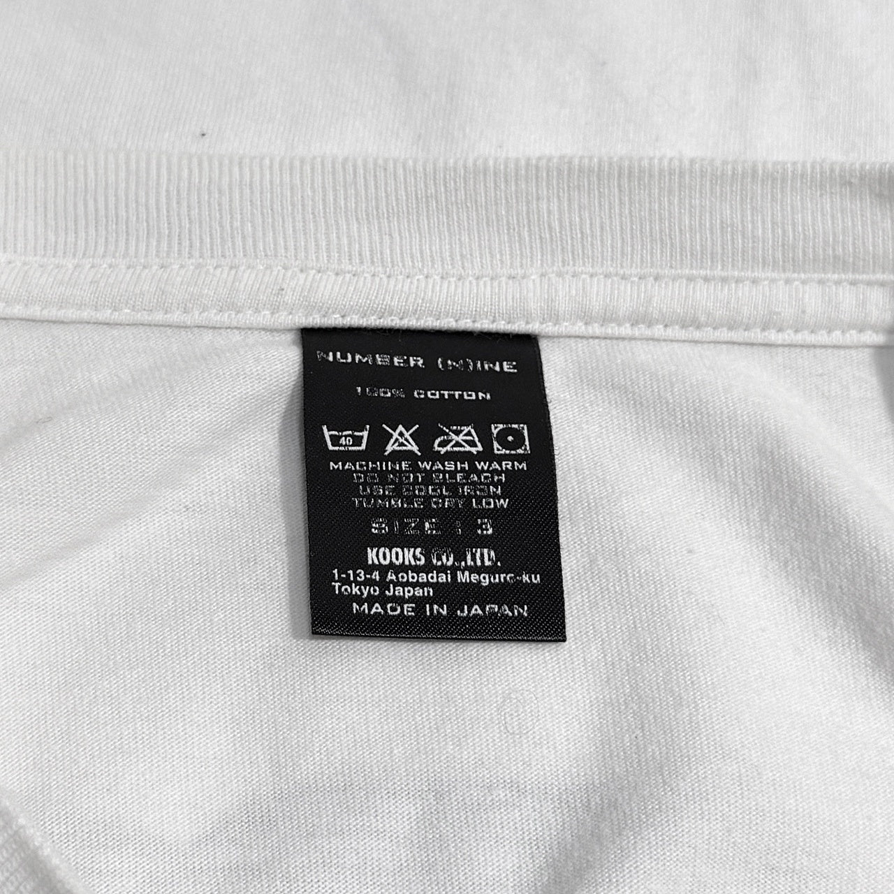 NUMBER NINE × Disney リアムギャラガーモチーフTシャツ カットソー Tee T-shirt トップス Oasis Liam Gallagher ナンバーナイン ディズニー メンズ