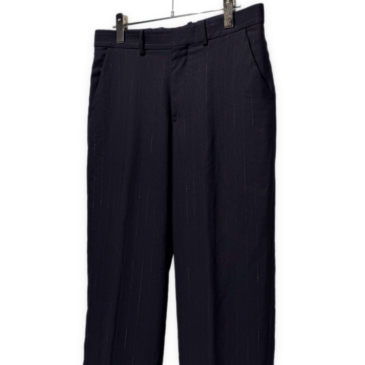 AURALEE 20SS WOOL CUPRA LINEN CLOTH SLACKS ウールキュプラリネンクロススラックス ストライプ パンツ トラウザーズ A20SP02CL オーラリー メンズ