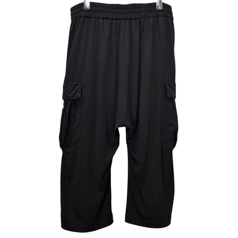 bajra サイドラインクロップドイージーカーゴパンツ ボトムス ウエストゴム ドローストリング 側章 バジュラ メンズ レディース ユニセックス