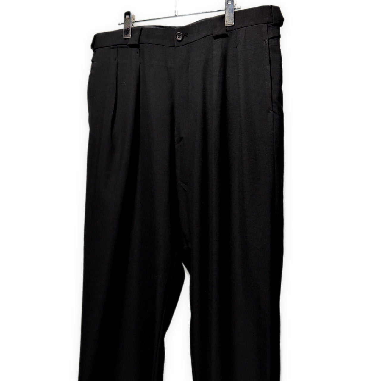 Y's for men RED TAG ウールギャバジンサイドアジャスターサスペンダーボタンパンツ スラックス トラウザーズ ボトムス Archive 90s 赤タグ Yohji Yamamoto Pour Homme ヨウジヤマモトプールオム ワイズフォーメン メンズ