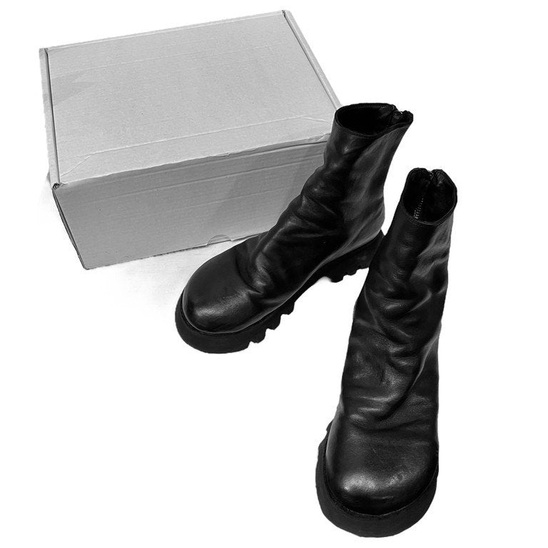 GUIDI ZO08V HORSE FULL GRAIN BLAKE ANKLE BACK ZIP BOOTS ホースレザーVi-Liteソールバックジップブーツ シューズ 靴 クツ 馬革 定価218,900円 グイディ メンズ