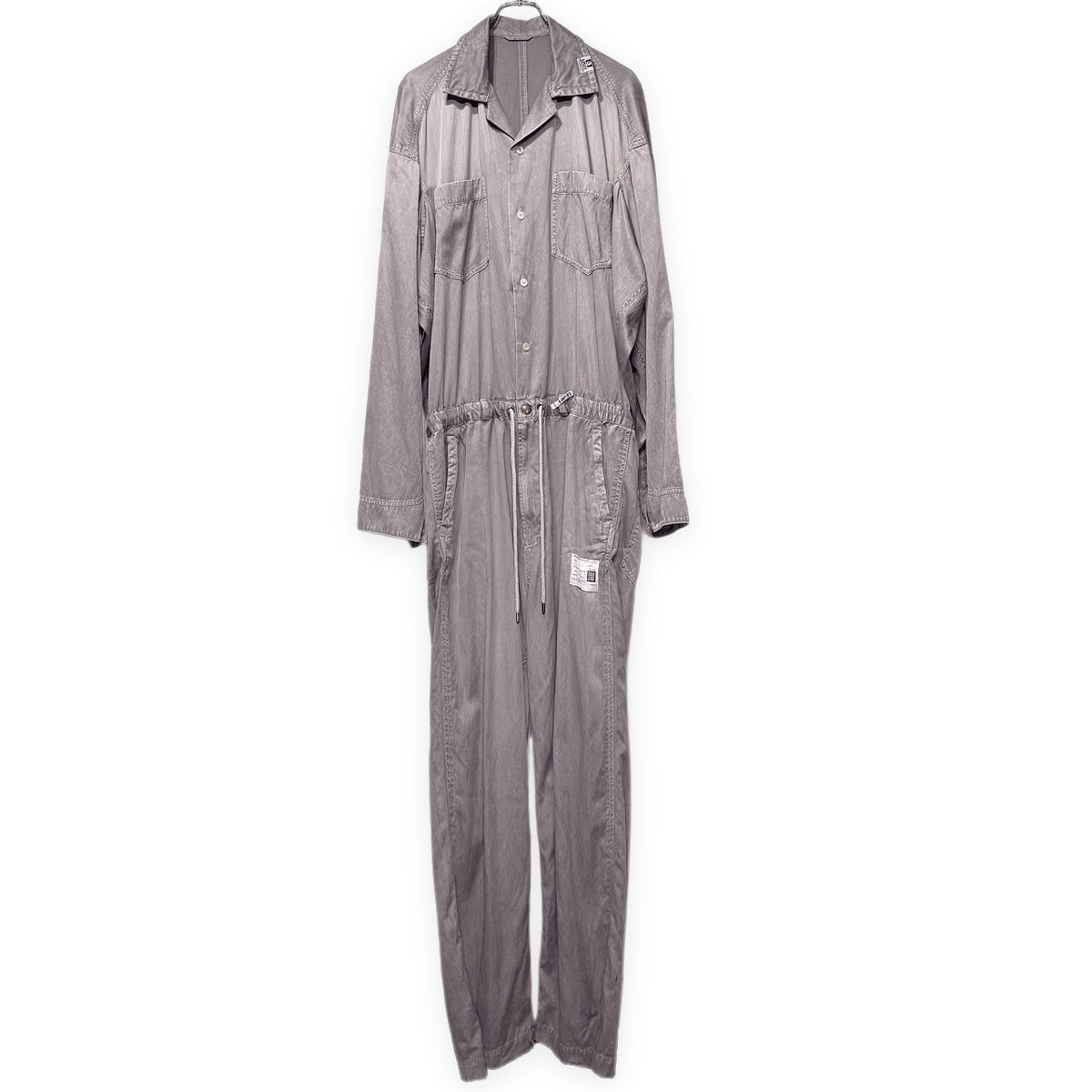 Maison MIHARA YASUHIRO MMY AGED JUMPSUIT エイジング加工レーヨンジャンプスーツ つなぎ オールインワン ジャケット パンツ ボトムス アウター A14PT062 定価85,800円 メゾンミハラヤスヒロ メンズ
