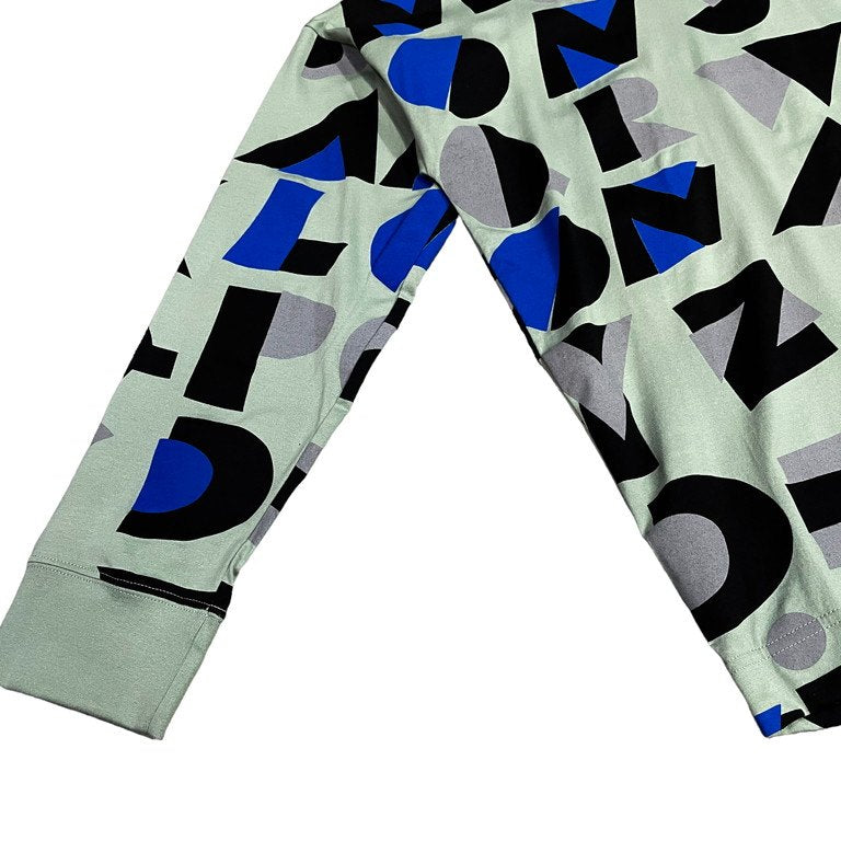 Vivienne Westwood MAN 24SS 図形総柄プリント袖リブクルーネックTシャツ カットソー Tee T-shirt 長袖 オーブ