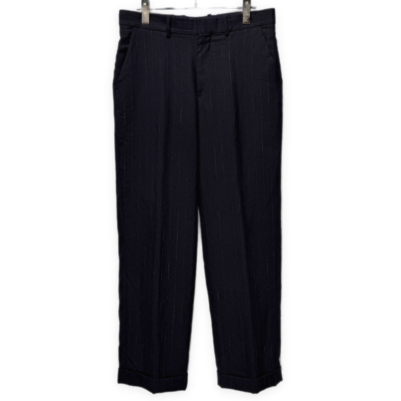 AURALEE 20SS WOOL CUPRA LINEN CLOTH SLACKS ウールキュプラリネンクロススラックス ストライプ パンツ トラウザーズ A20SP02CL オーラリー メンズ